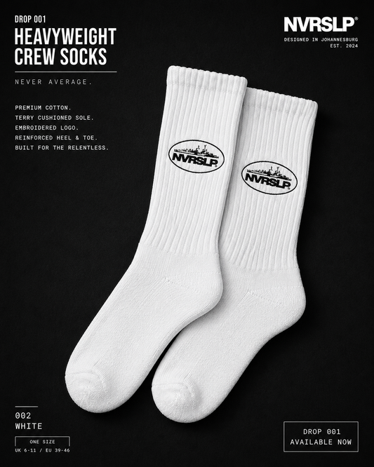 Heavyweight Crew Socks | Drop 001